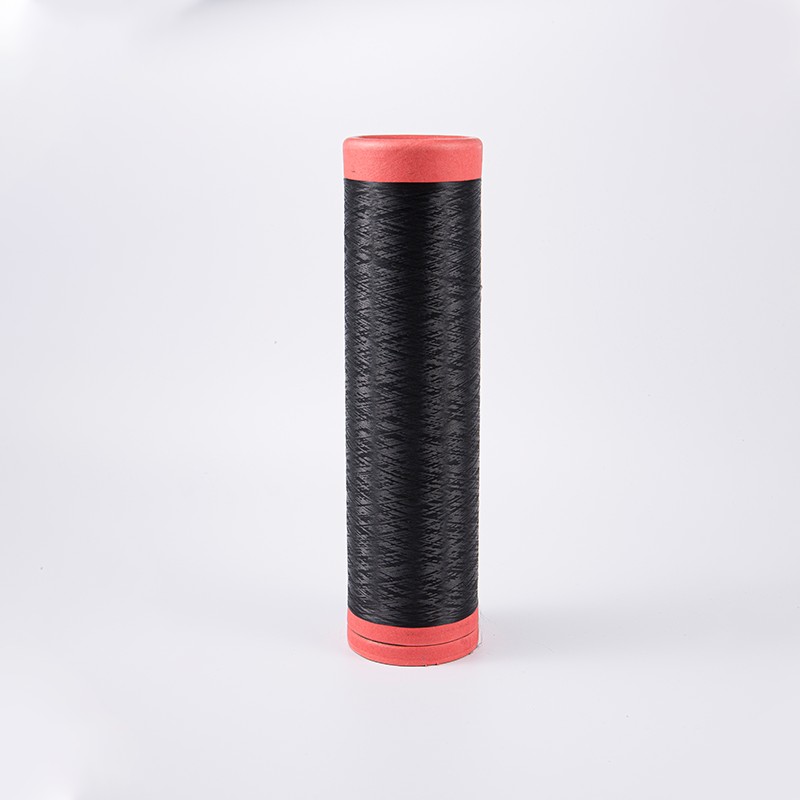 Černé barvené dopické barvy polyesterové příze dty 150d/48f nim